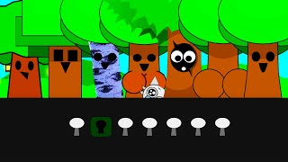 Every Mr. Tree Singing Together Normal Vs Horror Sprunki Incredibox