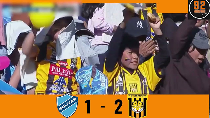 The Strongest GANA el clásico paceño 2-1 ante Bolívar ⚽