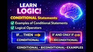 Conditional and biconditional of two simple statements (video 4)