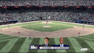 MLB The Show 22 New Commentary Team of Jon Sciambi and Chris Singleton