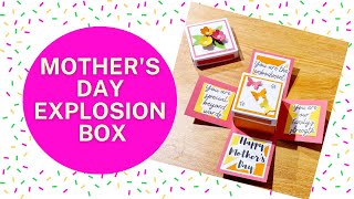 Explosion Box Tutorial  I  Mother's Day Gift Ideas  I  ⭐Easy ⭐