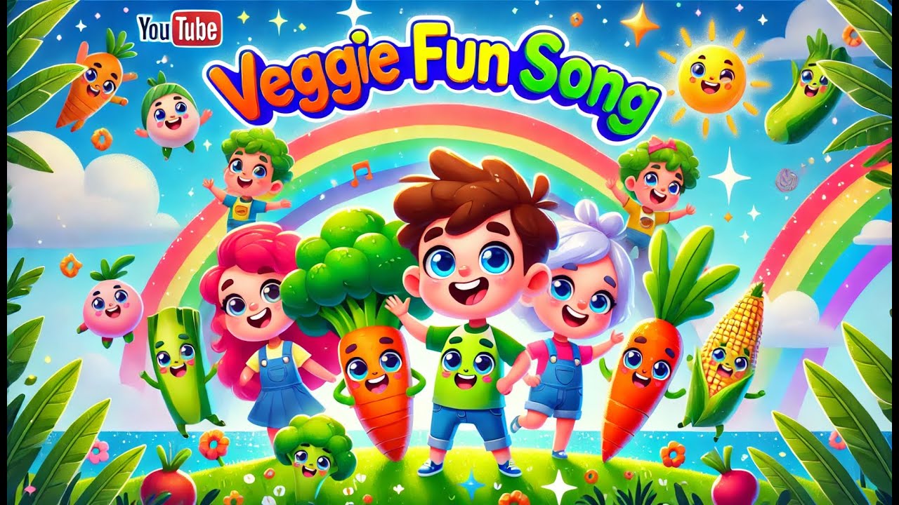 Veggie Fun Song for Kids | Learn Vegetables with Music & Colors! 🥦🎶