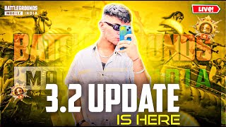 BGMI NEW UPDATE 3.2 EARLY ACCESS😨 | BGMI LIVE #bgmilive #shorts #shortslive #shortsfeed