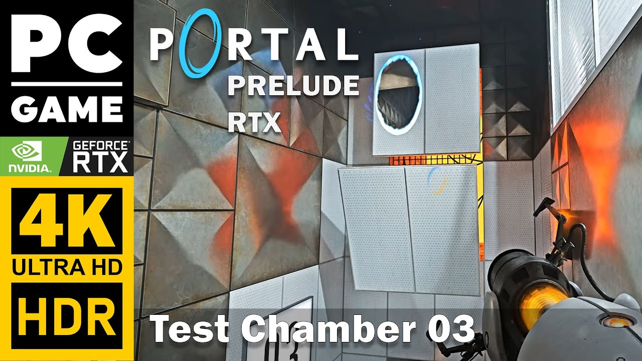 Video thumbnail for Test Chamber 03 | Portal: Prelude RTX | Walkthrough, Gameplay, No Commentary, 4K