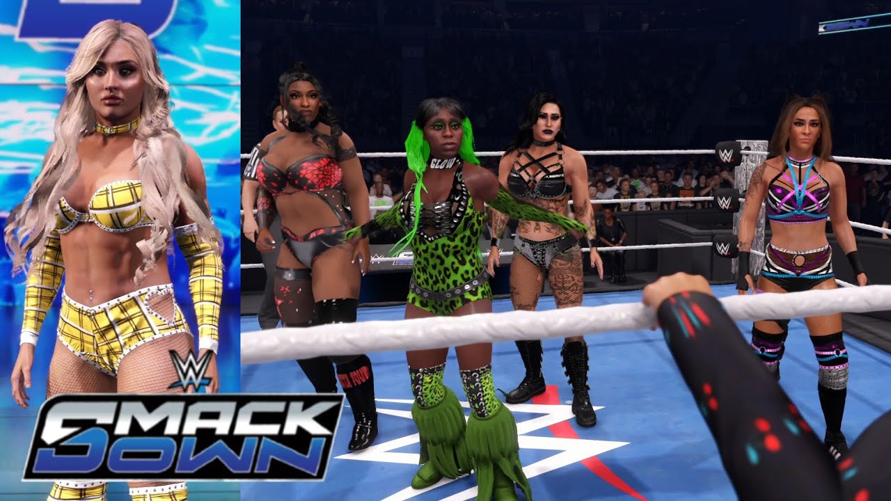 WWE 2K24 SMACKDOWN - THE SMACKDOWN WOMEN'S ROSTER TALKS ABOUT ELIMINATION CHAMBER