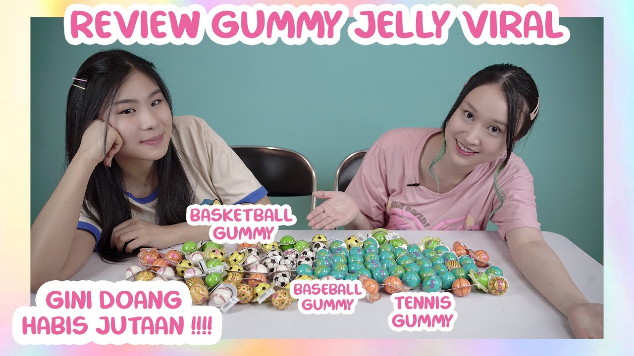 REVIEW GUMMY JELLY VIRAL TENNIS GUMMY BASEBALL GUMMY TROLI GUMMY