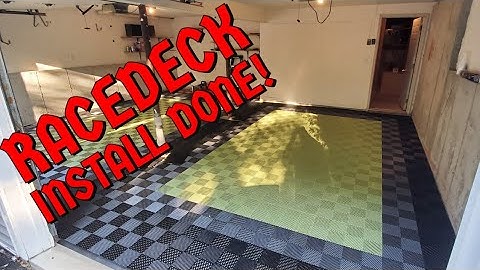 RACEDECK GARAGE FLOORING INSTALL!