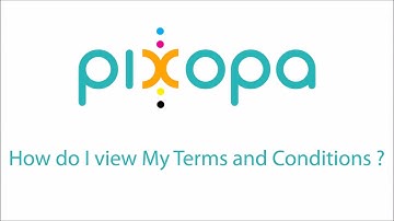 How do I view my Terms and Conditions - Pixopa Web To Print