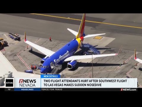 Southwest Airlines flight headed to Las Vegas takes dramatic plunge in response to nearby aircraft