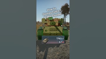 How to Destroy T26E1-1 (Super Pershing) in War Thunder