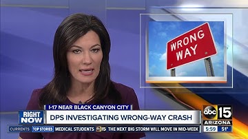 Four people injured in wrong-way crash on I-17 near Black Canyon City