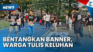 Aksi Damai Mahasiswa IPB di Bogor, Banner Putih Langsung Dipenuhi Keluh Kesah Warga