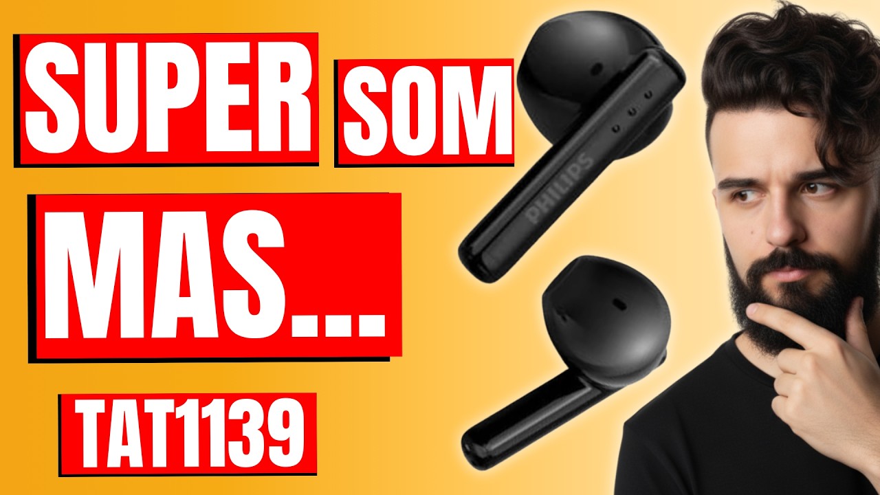 Fone Philips TAT1139: O Grave É INCRÍVEL