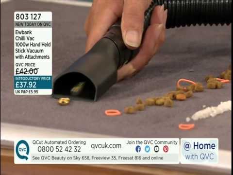 Ewbank Chilli 1000w Hand Held Stick Vacuum Cleaner Demonstration QVC UK