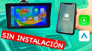 Pantalla CARPLAY ✅ ANDROID AUTO  INALAMBRICOS  ¡Sin instalación!