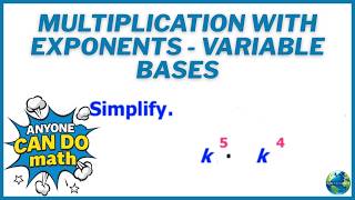 Multiplication With Exponents - Variable Bases