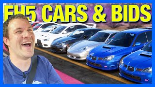 Forza Horizon 5 Online : Cars \& Bids Challenge!!