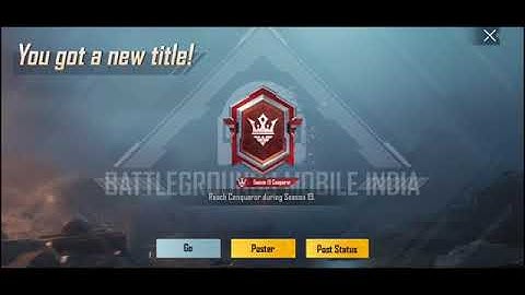 BGmi conquer intro (short) M.D gaming