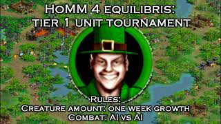 HoMM 4 Equilibris: tier 1 units tournament 1 week vs 1 week AI vs AI Part 14