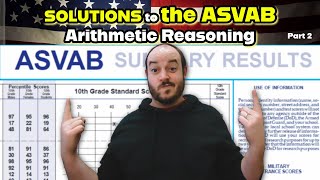 ASVAB SOLUTIONS for the Arithmetic Reasoning pt 2