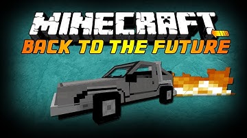 Minecraft - Mod Showcase: THE BACK TO THE FUTURE MOD! (HOVERBOARDS, AND EPIC CARS!)