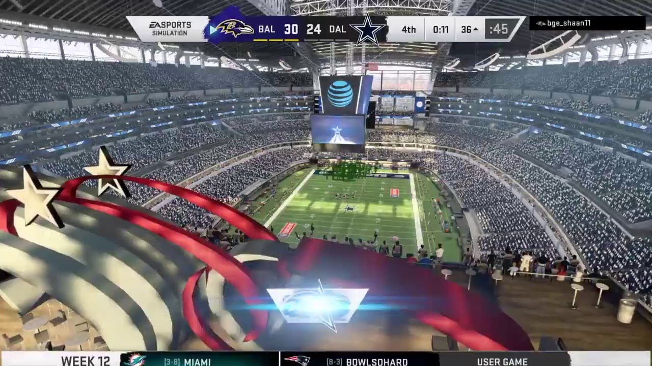 Season 18 Week 12 Baltimore Ravens vs Dallas Cowboys YouTube
