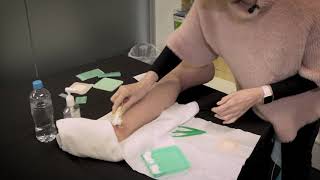Home Wound Dressing Guidance using Sorbact