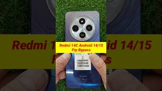 Redmi 14C Android 14/15 Frp Bypass #mobiletechnoguru #redmi14c5g #redmi14cfrpbypass #frpbypass