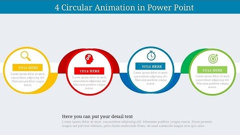 4 Circular Options Infographic Slide in PowerPoint @creativedesigns111