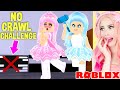 We Tried The NO CRAWL CHALLENGE In Flee The Facility...*HARD* Roblox