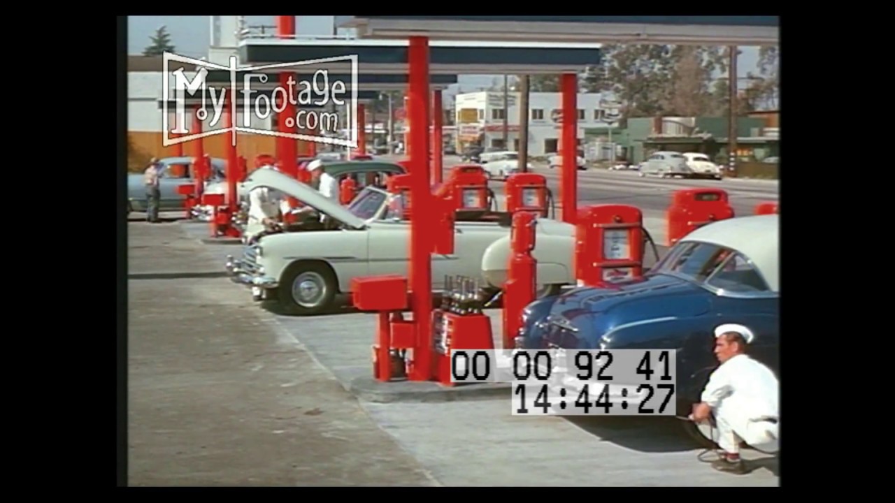 1950s Gas Station