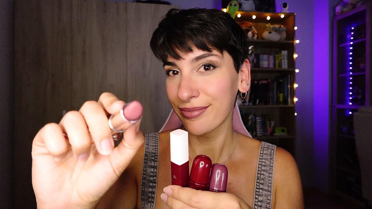 ASMR Español - Usando Labiales / Pintalabios (Mouth Sounds)