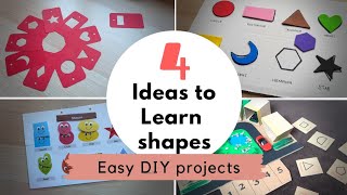 Leaning shapes with DIY activities for toddlers