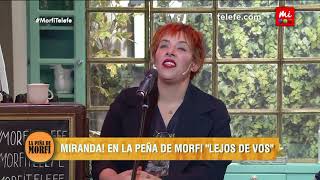 Miranda! sings "Lejos de Vos" - La Peña de Morfi