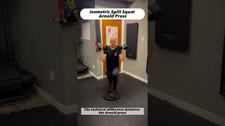 Arnold Press | Isometric Split Squat | Knee Strengthening | Shoulder Strength | Core Strengthening