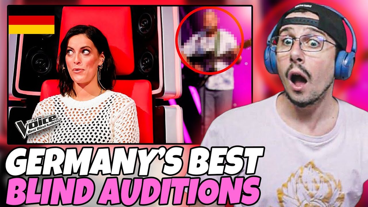 Реакция на незабываемые слепые прослушивания на шоу «Голос Германии» 🇩🇪