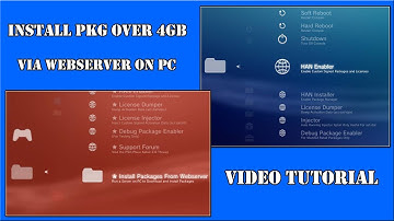 Tutorial PS3 HAN Toolbox & PKG Linker install PKG Over 4GB via webserver on PC