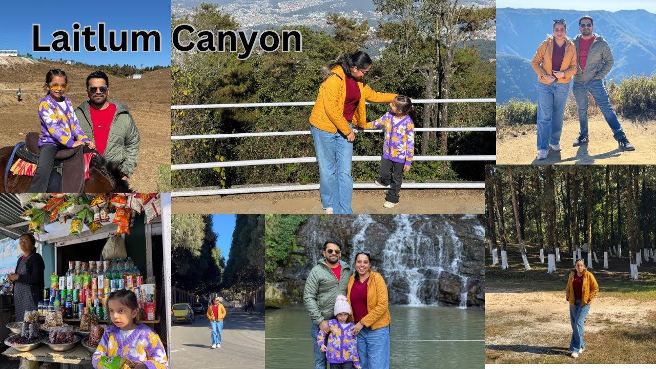 Shopping from Shillong | Elephant Falls, Shillong peak point | Laitlum Canyon @RajniJakharVlogs 
