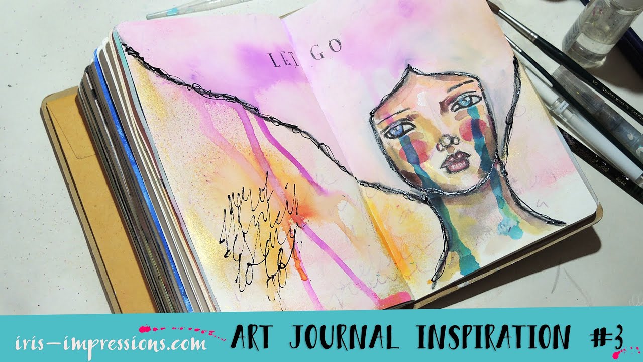 Mixed Media & Art Journaling Inspiration Iris Impressions Art Art
