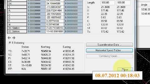 Eagle Point Tutorial by Engr  Faizan Ali Horizontal Curve definition against speed