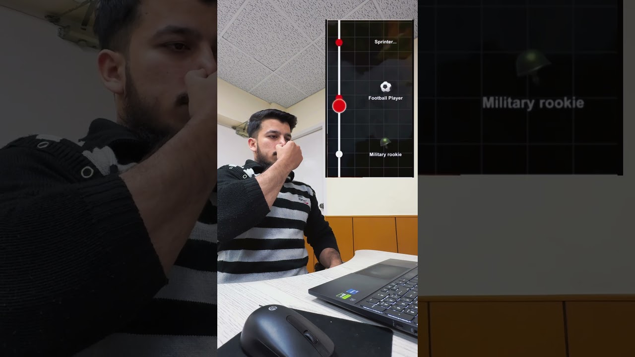 How much can you hold your breath? test your lungs🫁 