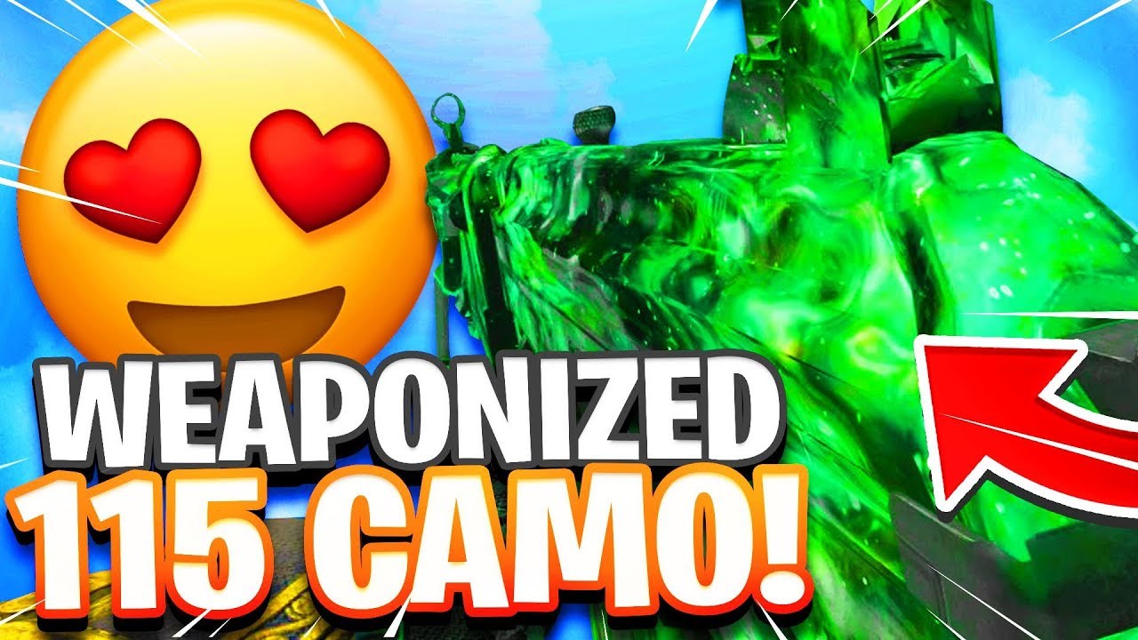 WEAPONIZED 115 in BLACK OPS 4.. (NEW CAMO!) - COD BO4