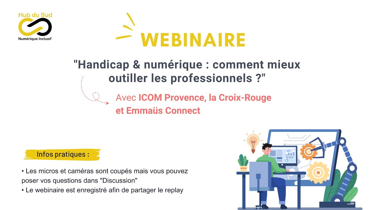 Webinaire "Handicap & numérique : comment mieux outiller les professionnels ?"