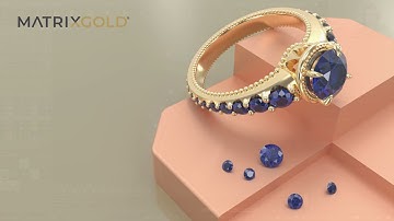Round Bridal Fashion Ring - MatrixGold Tutorial