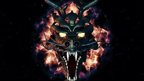 Chinese Dragon Head VJ Loop Stock Motion Graphics