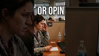 Praxis Core Reading: Fact vs Opinion Trick | Answer Faster on the Praxis 5713#shorts