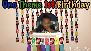 Uno Themed First Birthday