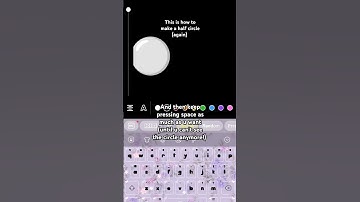 How to make a half circle again #tutorial #how #emoji #shorts