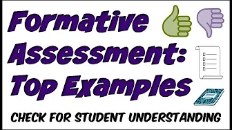 Formative Assessment Examples