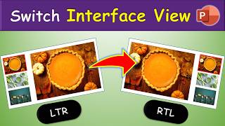 PowerPoint RTL Tutorial: How to Flip Workspace UI Left to Right